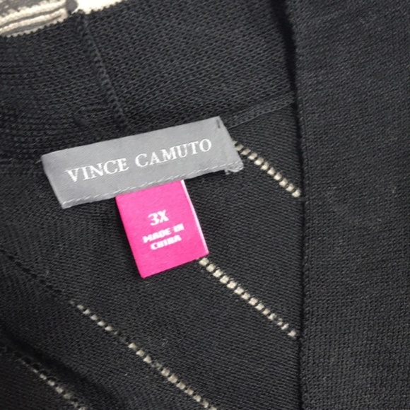 Plus Size Women's Vince Camuto Pointelle Open Fron - Picture 3 of 6